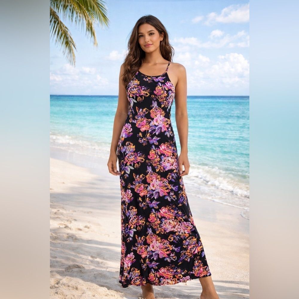 Mary Katrantzou Floral Print Maxi Dress – Size S – Made in Italy